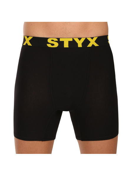 Styx Férfi boxeralsó Styx long sport gumival, fekete