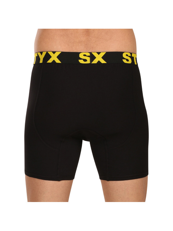 Styx Férfi boxeralsó Styx long sport gumival, fekete
