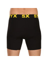 Styx Férfi boxeralsó Styx long sport gumival, fekete