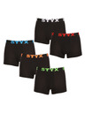 Styx Ötös szett - férfi boxeralsó Styx sport gumi fekete