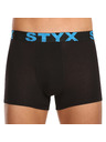 Styx Ötös szett - férfi boxeralsó Styx sport gumi fekete