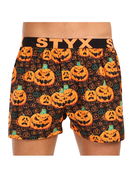 Styx Férfi boxeralsó Styx art sportgumi Halloween tök