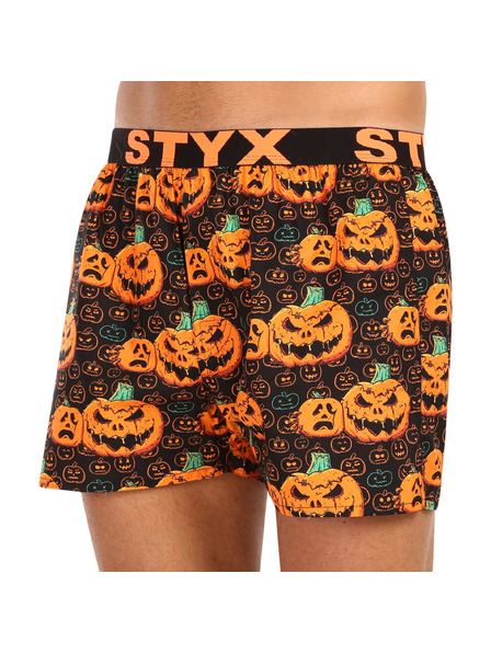 Styx Férfi boxeralsó Styx art sportgumi Halloween tök