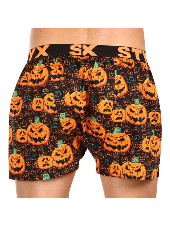 Styx Férfi boxeralsó Styx art sportgumi Halloween tök