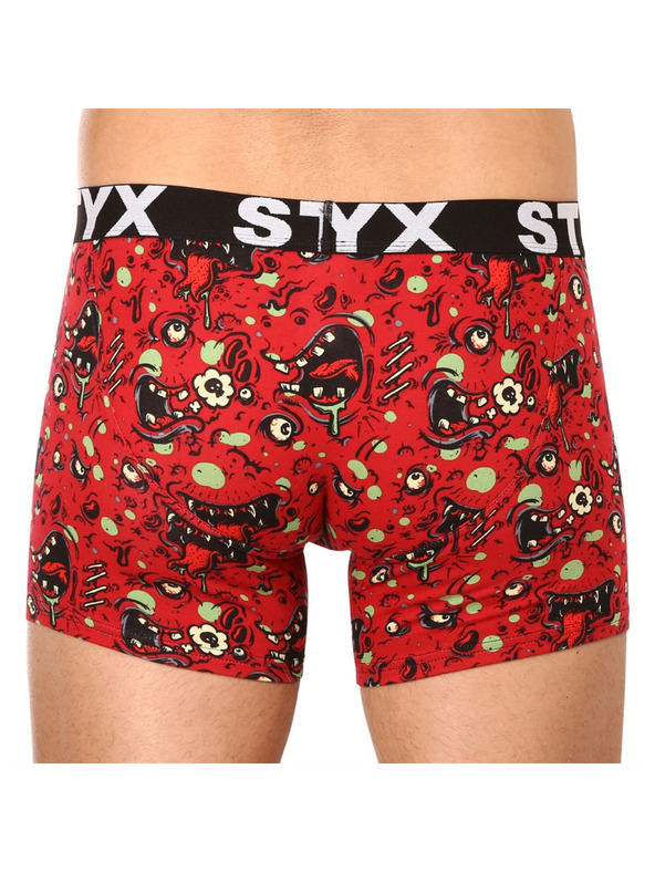 Styx Háromrészes szett - Styx férfi boxeralsó hosszú art sportgumi többszínű