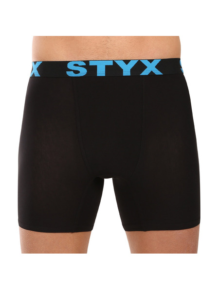 Styx Három darabos szett - férfi boxer Styx long sportgumi fekete