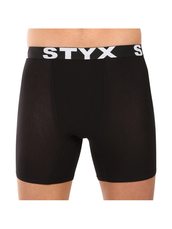Styx Három darabos szett - férfi boxer Styx long sportgumi fekete