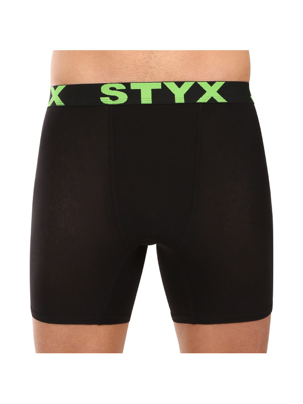 Styx Három darabos szett - férfi boxer Styx long sportgumi fekete