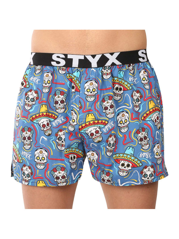 Styx Három darabos szett - férfi boxeralsó Styx art sportgumi többszínű