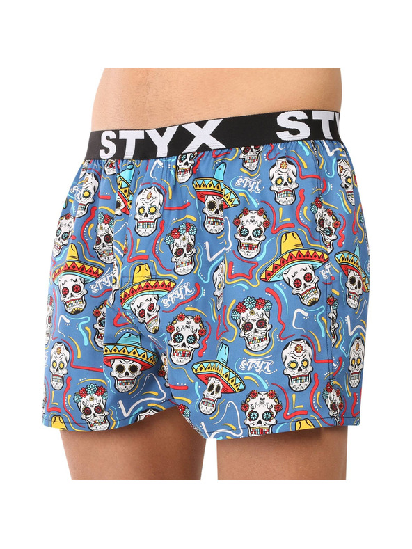 Styx Három darabos szett - férfi boxeralsó Styx art sportgumi többszínű