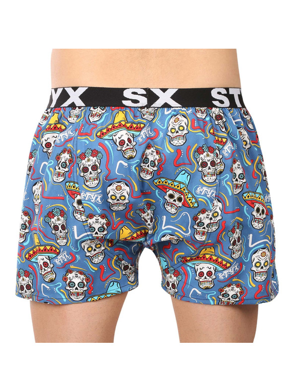 Styx Három darabos szett - férfi boxeralsó Styx art sportgumi többszínű