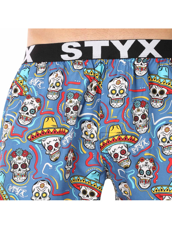 Styx Három darabos szett - férfi boxeralsó Styx art sportgumi többszínű