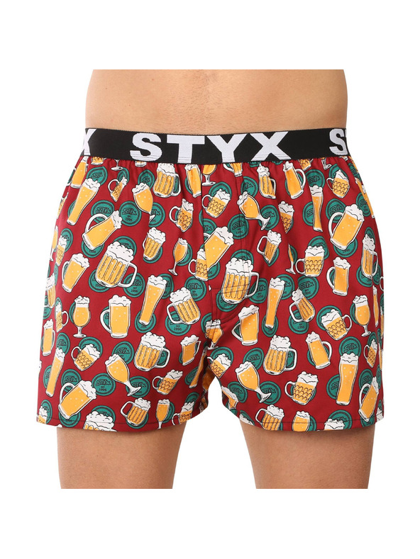 Styx Három darabos szett - férfi boxeralsó Styx art sportgumi többszínű