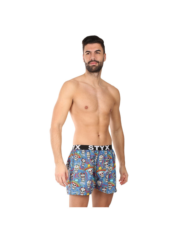 Styx Három darabos szett - férfi boxeralsó Styx art sportgumi többszínű