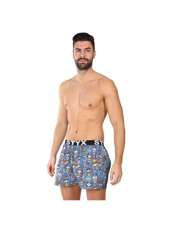 Styx Három darabos szett - férfi boxeralsó Styx art sportgumi többszínű