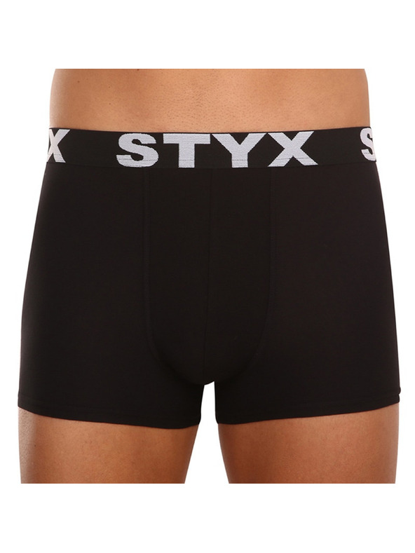 Styx Három darabos szett - férfi boxer Styx sportgumi nagyméretű fekete