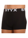 Styx Három darabos szett - férfi boxer Styx sportgumi nagyméretű fekete