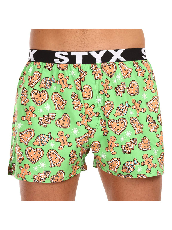 Styx Férfi boxeralsó Styx art sportgumi Karácsony mézeskalács
