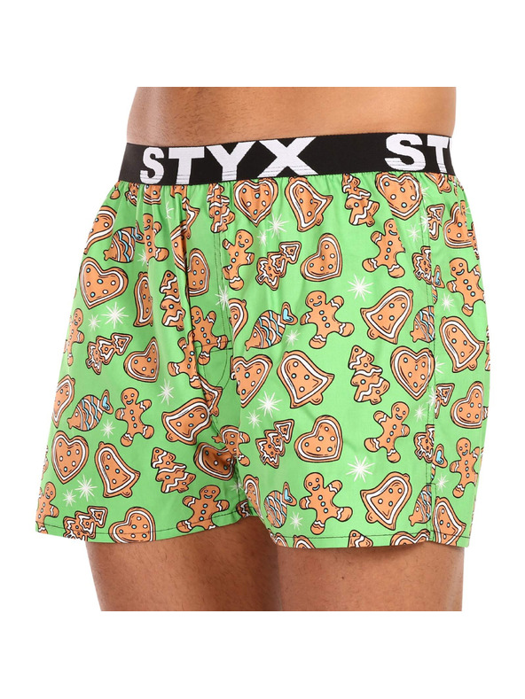 Styx Férfi boxeralsó Styx art sportgumi Karácsony mézeskalács
