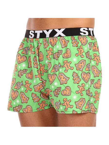 Styx Férfi boxeralsó Styx art sportgumi Karácsony mézeskalács