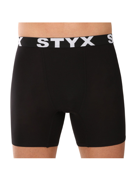 Styx Három darabos szett - férfi boxer Styx long sportgumi fekete