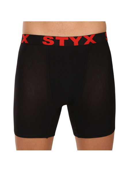 Styx Férfi boxeralsó Styx long sport gumival, fekete