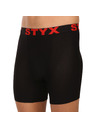 Styx Férfi boxeralsó Styx long sport gumival, fekete