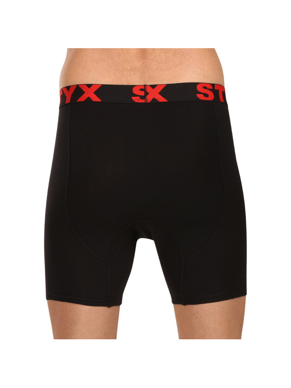 Styx Férfi boxeralsó Styx long sport gumival, fekete