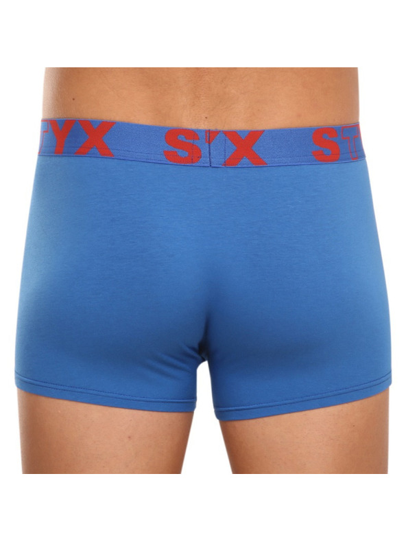 Styx Hármas szett - férfi boxeralsó Styx sport gumi kék
