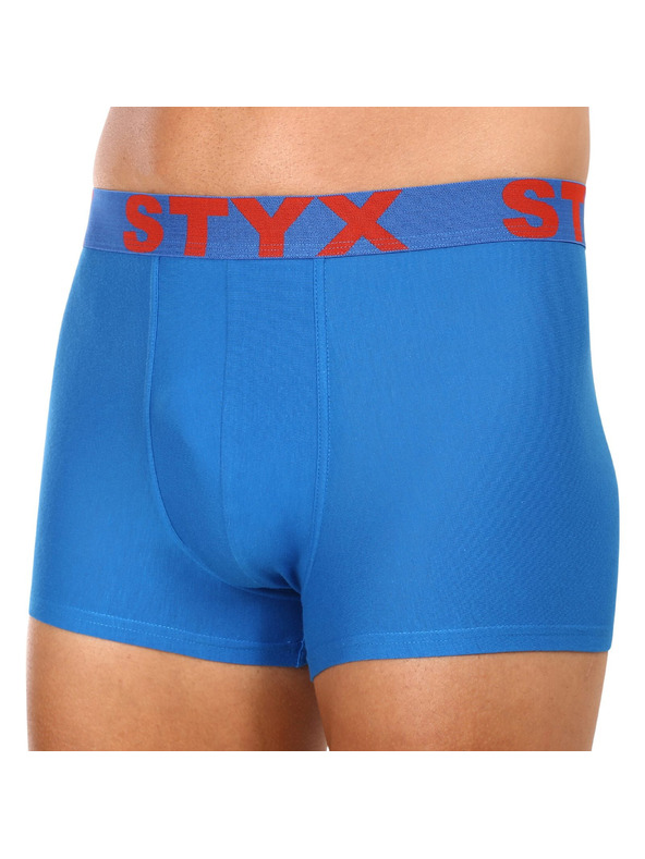 Styx Hármas szett - férfi boxeralsó Styx sport gumi kék