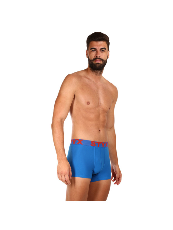 Styx Hármas szett - férfi boxeralsó Styx sport gumi kék