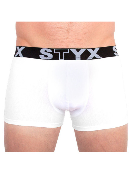Styx Hármas csomag - férfi boxer Styx sportgumi nagyméret fehér