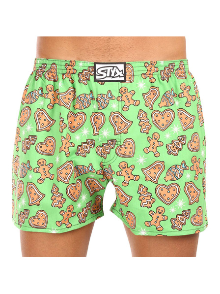 Styx Férfi boxeralsó Styx art klasszikus gumi nagyméret Karácsony mézeskalács
