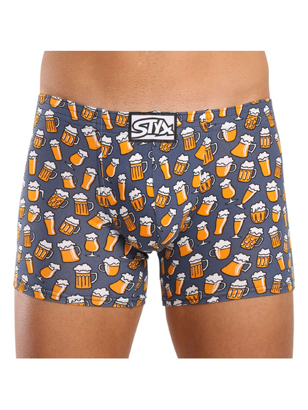 Styx Hármas csomag - férfi boxer Styx long art klasszikus gumi többszínű