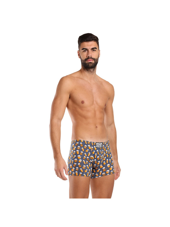 Styx Hármas csomag - férfi boxer Styx long art klasszikus gumi többszínű