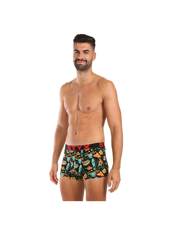 Styx Öt darabos szett - férfi boxeralsó Styx art sportgumi többszínű