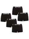 Styx Ötös szett - férfi boxeralsó Styx sport gumi fekete