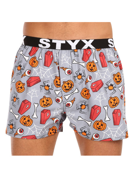 Styx Férfi boxeralsó Styx art sportgumi Halloween koporsók