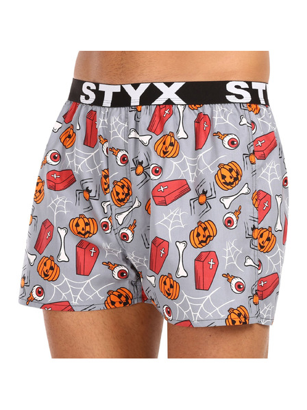 Styx Férfi boxeralsó Styx art sportgumi Halloween koporsók