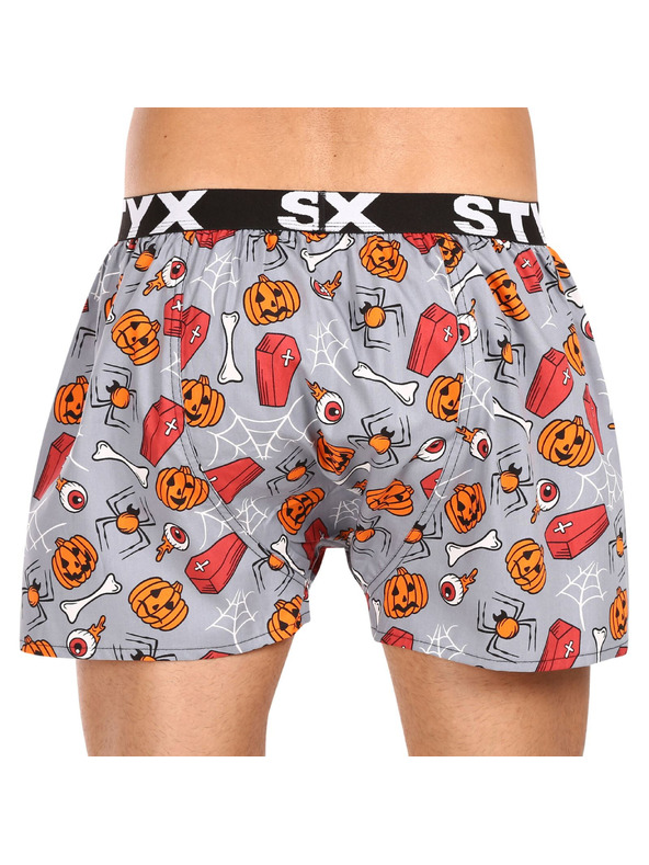 Styx Férfi boxeralsó Styx art sportgumi Halloween koporsók