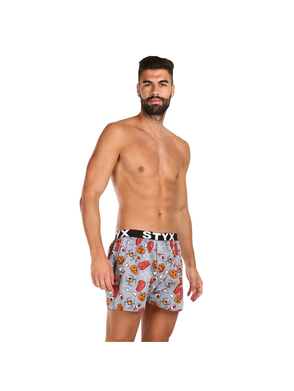Styx Férfi boxeralsó Styx art sportgumi Halloween koporsók