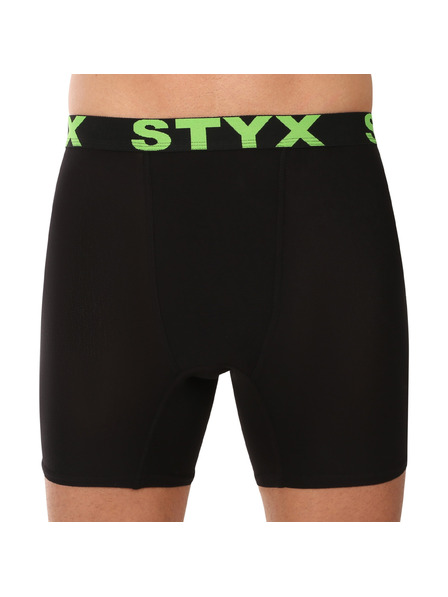 Styx Férfi boxeralsó Styx long sport gumival, fekete