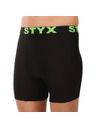 Styx Férfi boxeralsó Styx long sport gumival, fekete