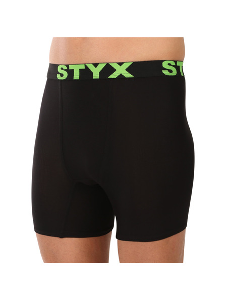 Styx Férfi boxeralsó Styx long sport gumival, fekete