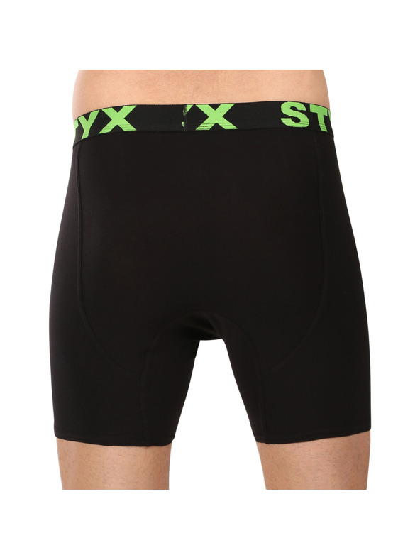 Styx Férfi boxeralsó Styx long sport gumival, fekete