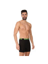 Styx Férfi boxeralsó Styx long sport gumival, fekete