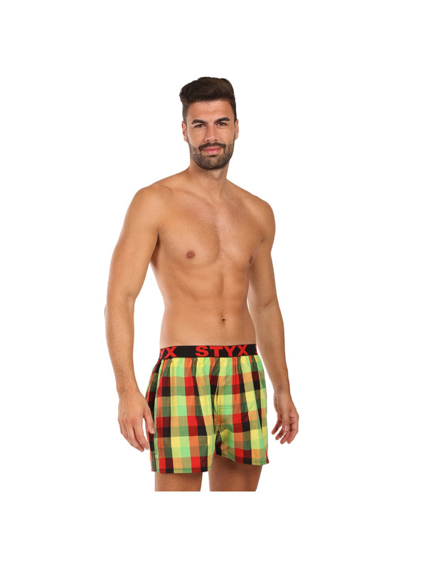 Styx Férfi Styx sport gumirövidnadrág gumiból Multicolour