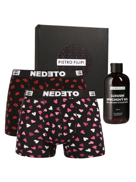 Nedeto Férfi ajándékkészlet Kettes csomag - Nedeto boxer és tusfürdő Pietro Filipi