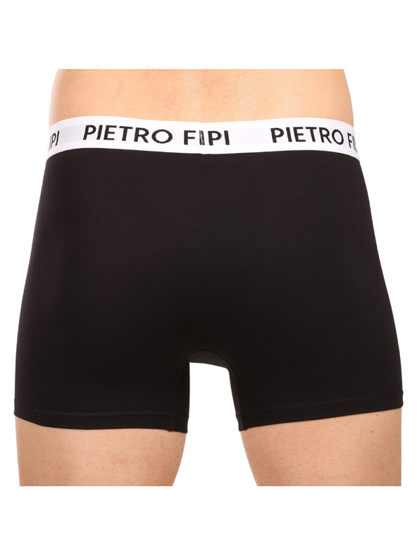 Pietro Filipi Férfi ajándékszett Három darab - boxer shorts és Három darab - fehér sport zokni Pietro Filipi
