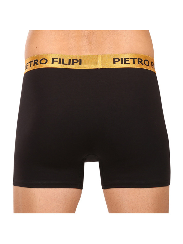 Pietro Filipi Férfi ajándék kozmetikai táska Kettő darab - Metalic boxer shorts és kozmetika Pietro Filipi